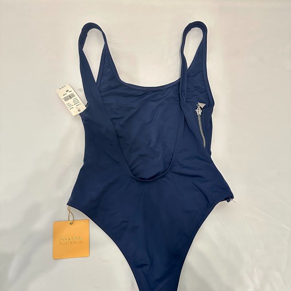 NWT Bond-Eye Australia Navy Road Trip to Fun One Piece Swimsuit - S - Picture 6 of 6
